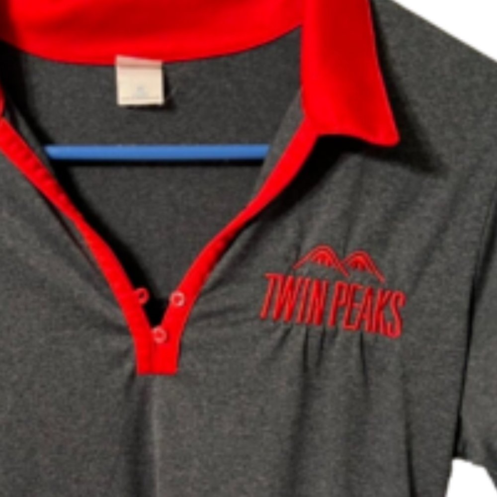 Womens uniform sport tek Twin peaks polo shirt - Picture 3 of 3